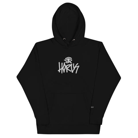 HORUS® SWEAT À CAPUCHE HORUS #TRASH - NOIR