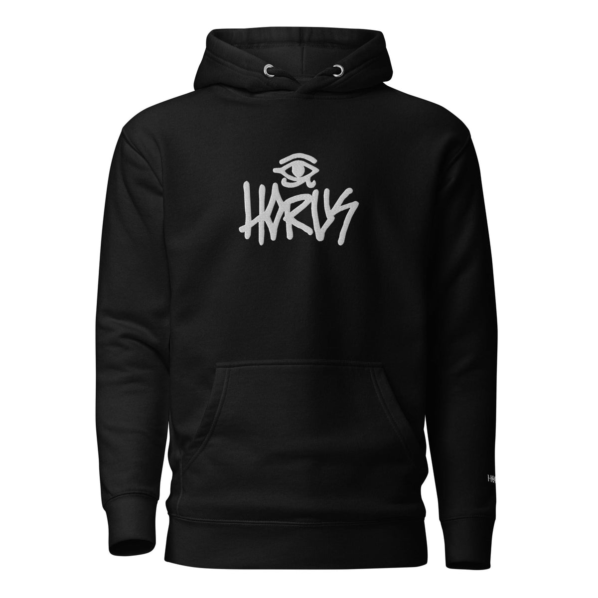 HORUS® SWEAT À CAPUCHE HORUS #TRASH - NOIR S