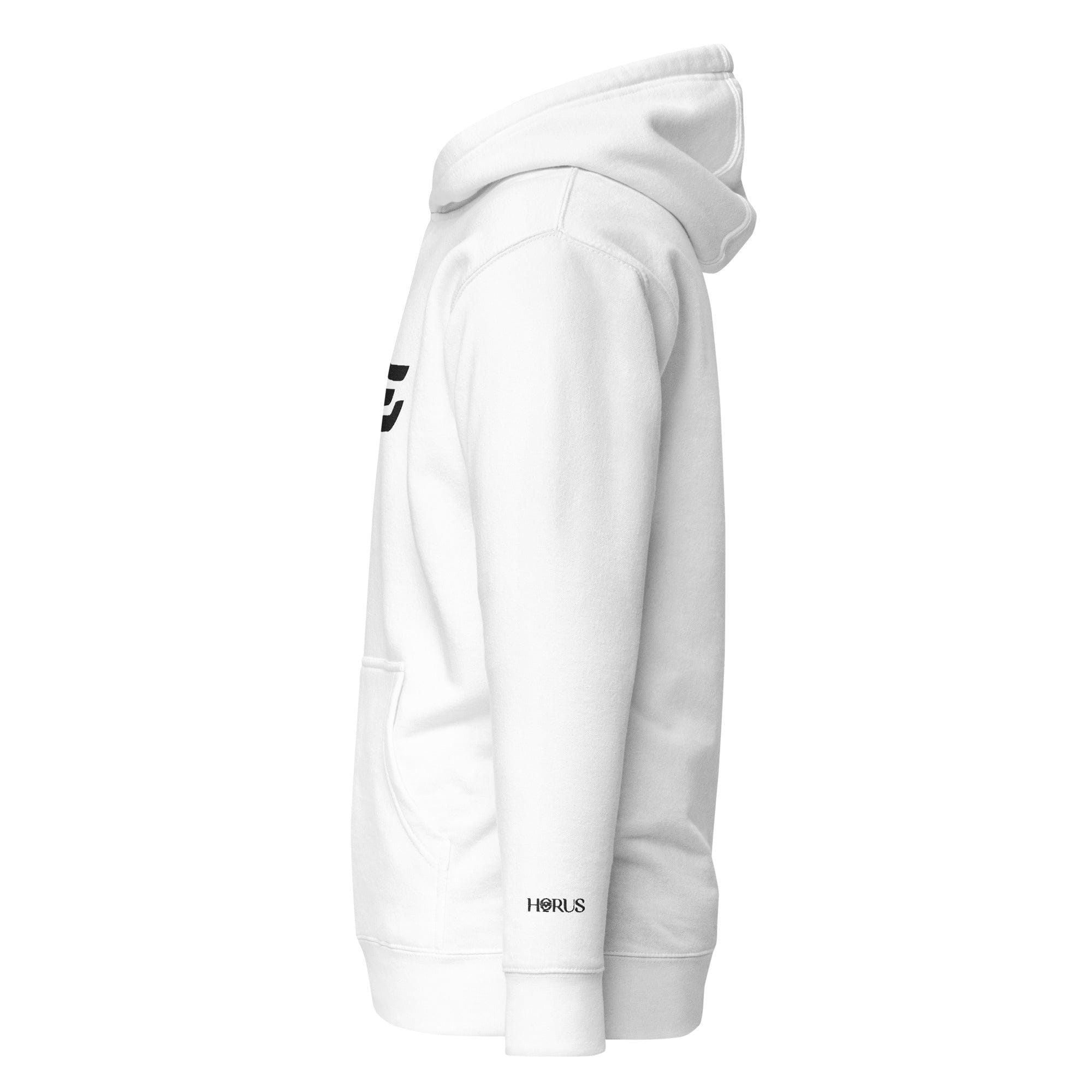 HORUS SWEAT À CAPUCHE LOGO "HORUS" - BLANC