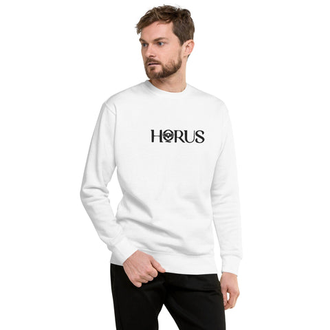 HORUS SWEAT "HORUS" - BLANC